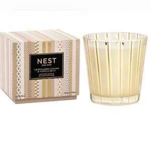 NIB NEST New York Crystallized Ginger & Vanilla Bean 3-Wick Candle